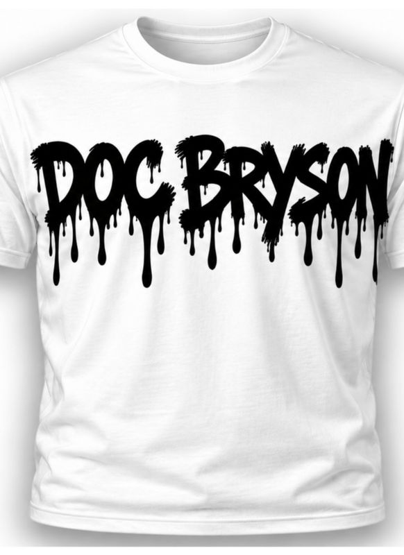Drip Graphic Tee w/ Black Letters