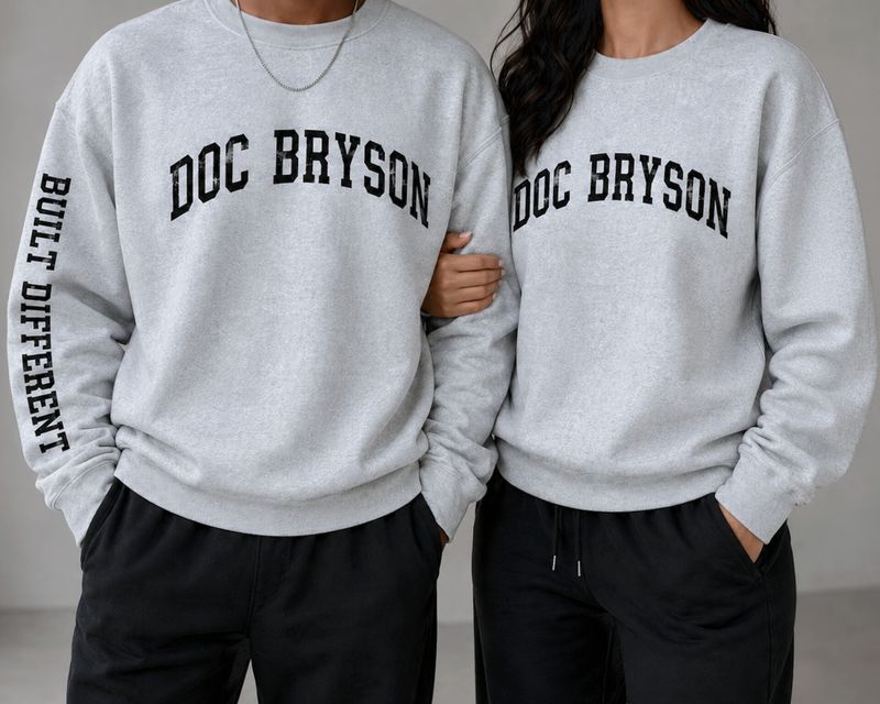 Fleece Crewneck Sweatshirt- Grey