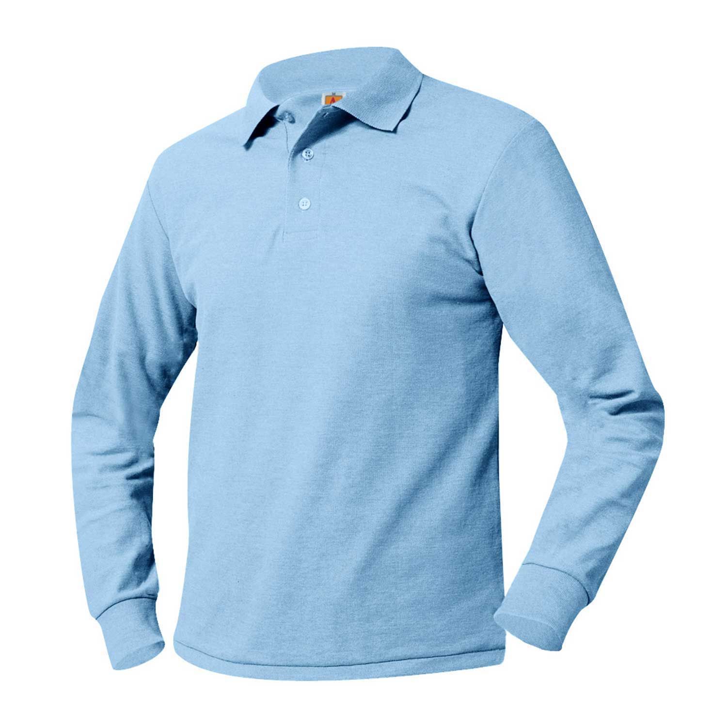 Long Sleeve Pique Polo