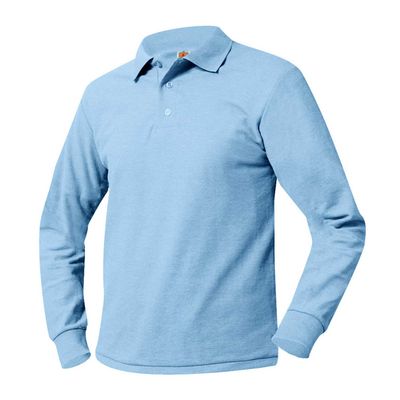 Long Sleeve Pique Polo-Test Varient