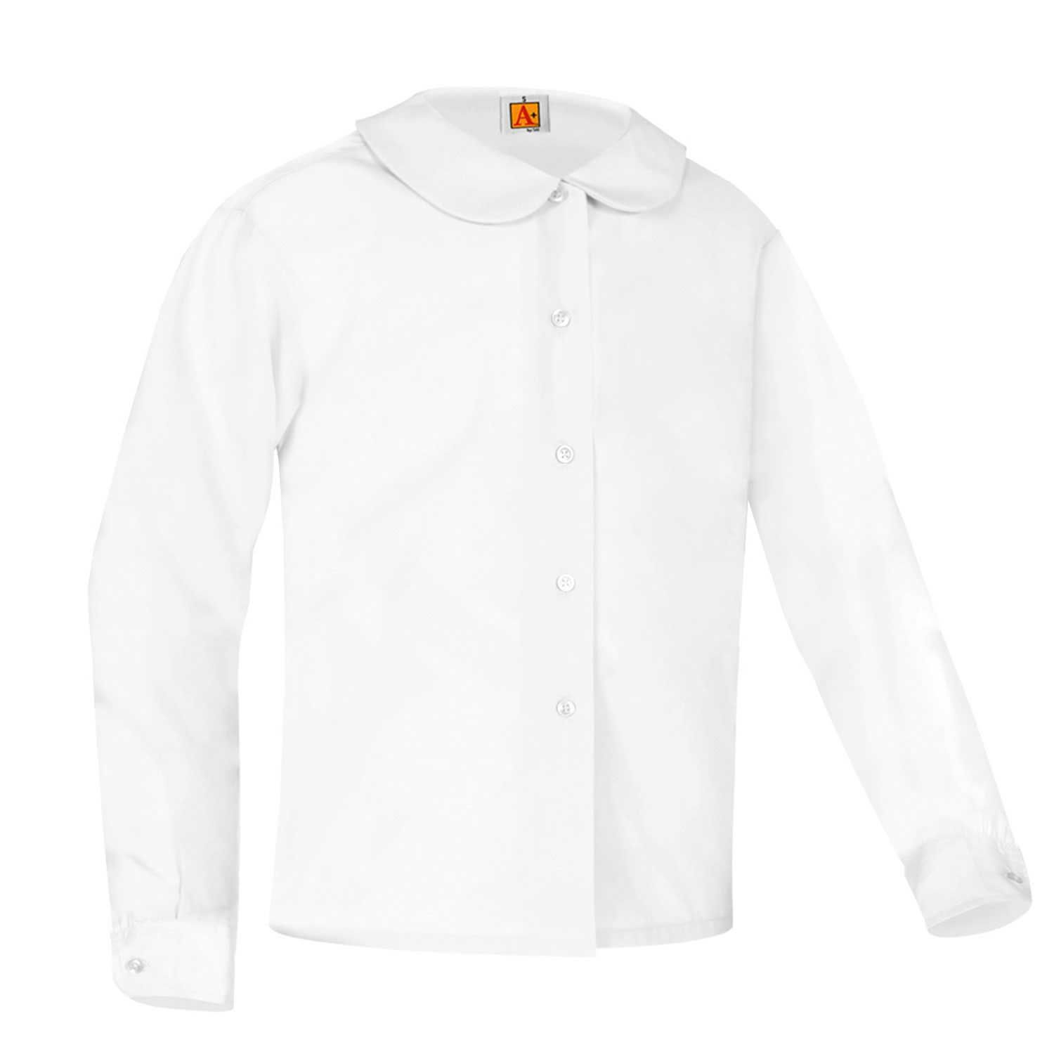 Girls Broadcloth PeterPans Long Sleeve - MMA