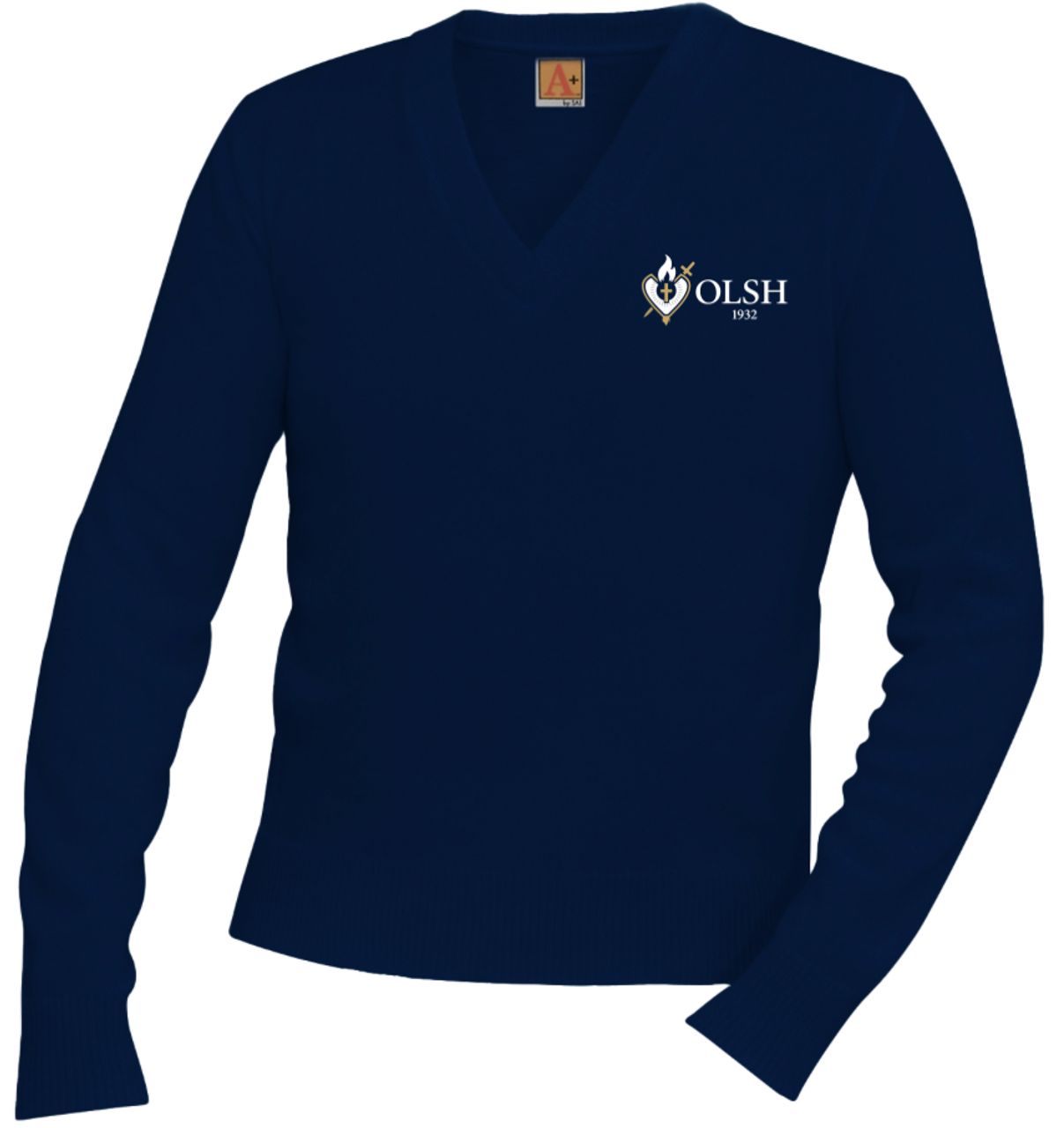 V-Neck Pullover Sweater - OLSH