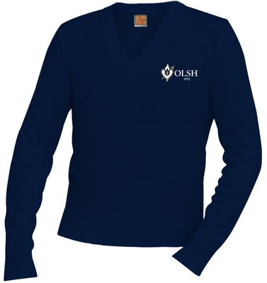 V-Neck Pullover Sweater - OLSH