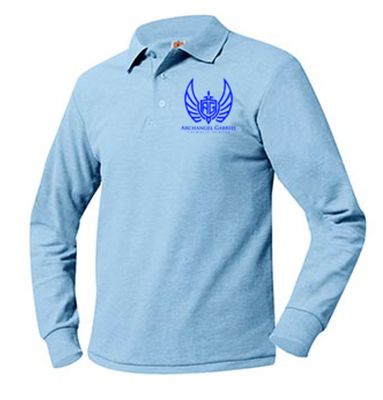 Long Sleeve Pique Polo-AGS