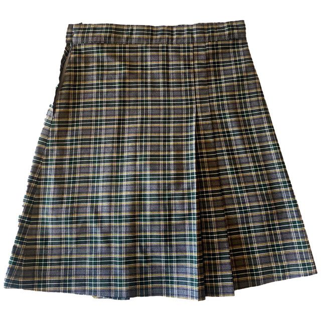 Plaid Single Pleat Skort (44)