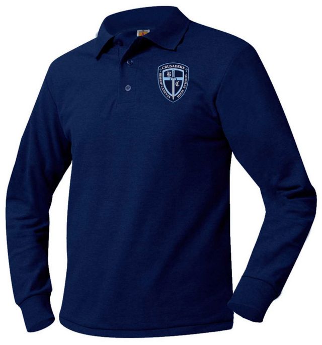 Long Sleeve Pique Polo - BCHS