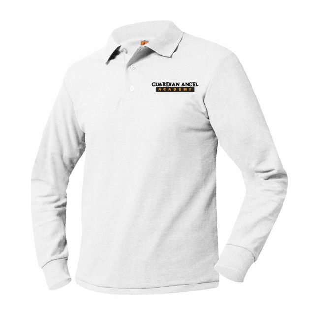 Long Sleeve Pique Polo - GA