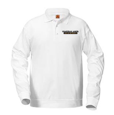 Long Sleeve Banded Bottom Polo - GA