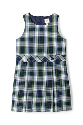 Plaid Drop Waist Jumper (80)