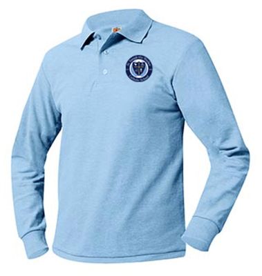 Long Sleeve Pique Polo- SJ