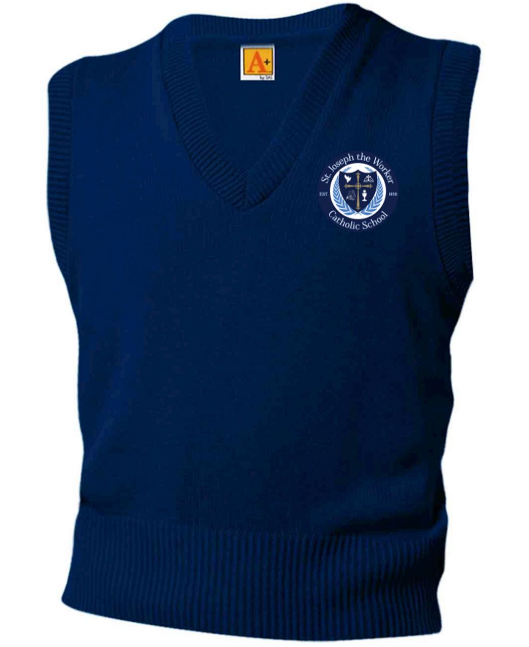 V-Neck Pullover Sweater Vest-SJ