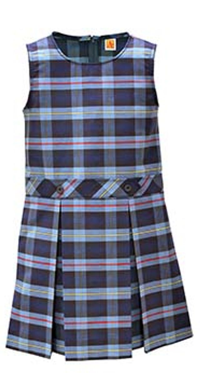 Plaid Drop Waist Jumper (41)