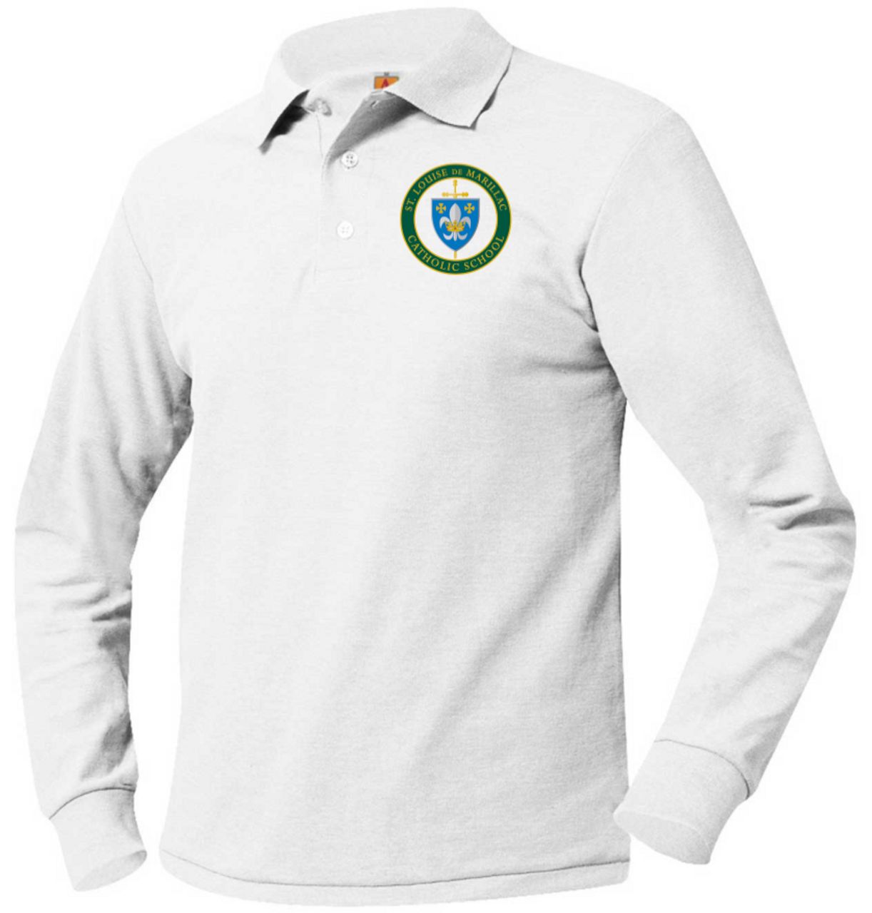 Long Sleeve Pique Polo - STL