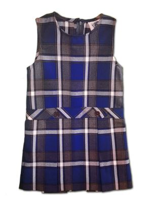 Plaid Drop Waist Jumper (73)