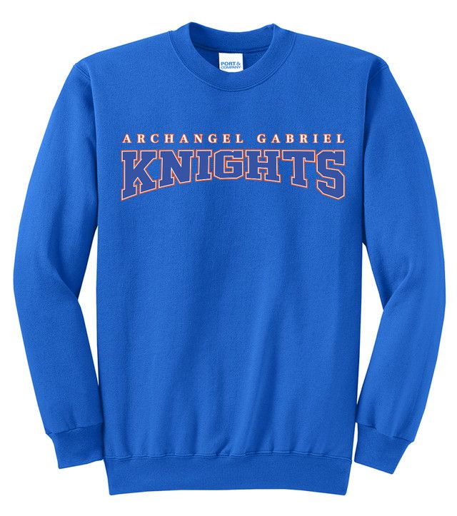 Royal Crewneck Sweatshirt - AG Collegiate