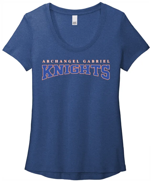 Royal Scoop Fashion Tee - AG Collegiate