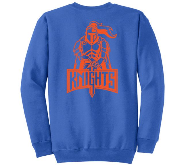 Crewneck Sweatshirt - AG Knights, Color: Royal