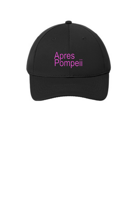 Black PosiCharge RacerMesh Cap - Lettering