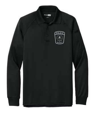 CornerStone® - Long Sleeve Tactical Polo - Scott PD