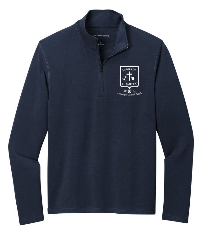 Microterry 1/4-Zip Pullover - Ladies of Charity