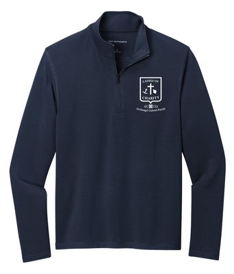 Microterry 1/4-Zip Pullover - Ladies of Charity