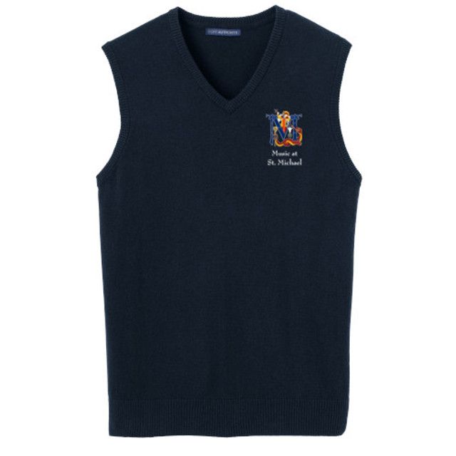 Sweater Vest - Music at St. Michael, Color: Navy