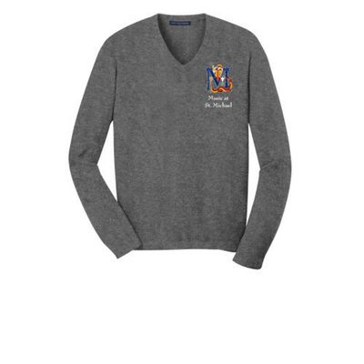 V-Neck Pullover Sweater - Music at St. Michael