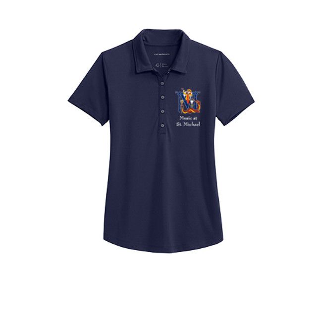 Ladies Snag-Proof Polo - Music at St. Michael, Color: Navy