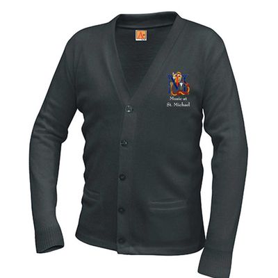 Classic V-Neck Cardigan - Music at St. Michael