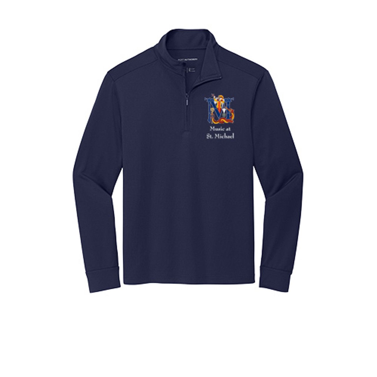 Snag-Proof 1/4-Zip - Music at St. Michael, Color: Navy
