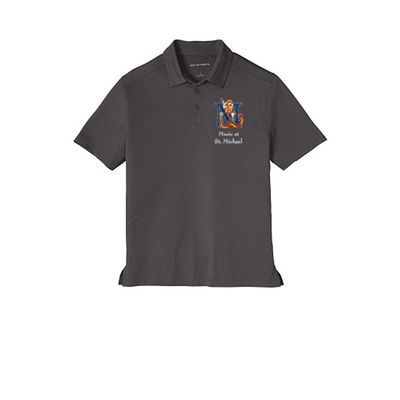 Men's City Stretch Polo - Music at St. Michael