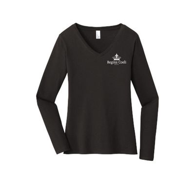 Ladies Long Sleeve T-Shirt - Regina Coeli