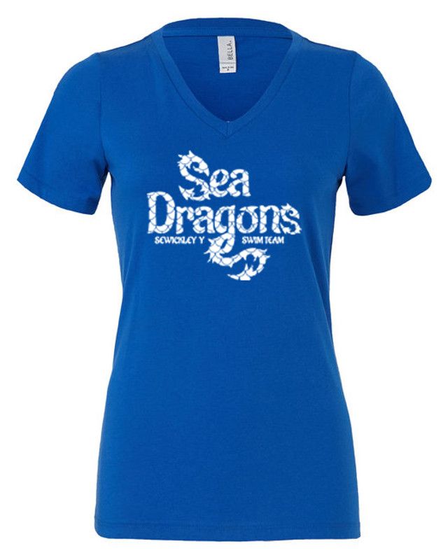 Women's Short Sleeve VNeck T-Shirt - Sewickley Swim