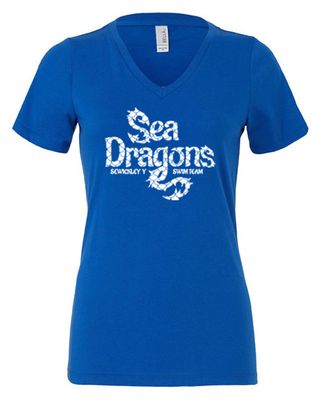 Women's Short Sleeve VNeck T-Shirt - Sewickley Swim