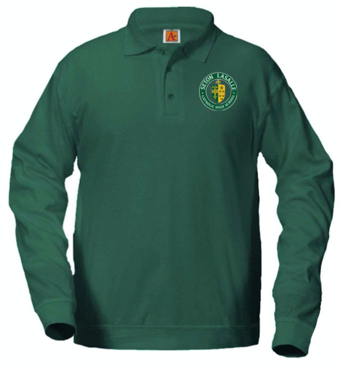 Long Sleeve Banded Bottom Polo-SLS