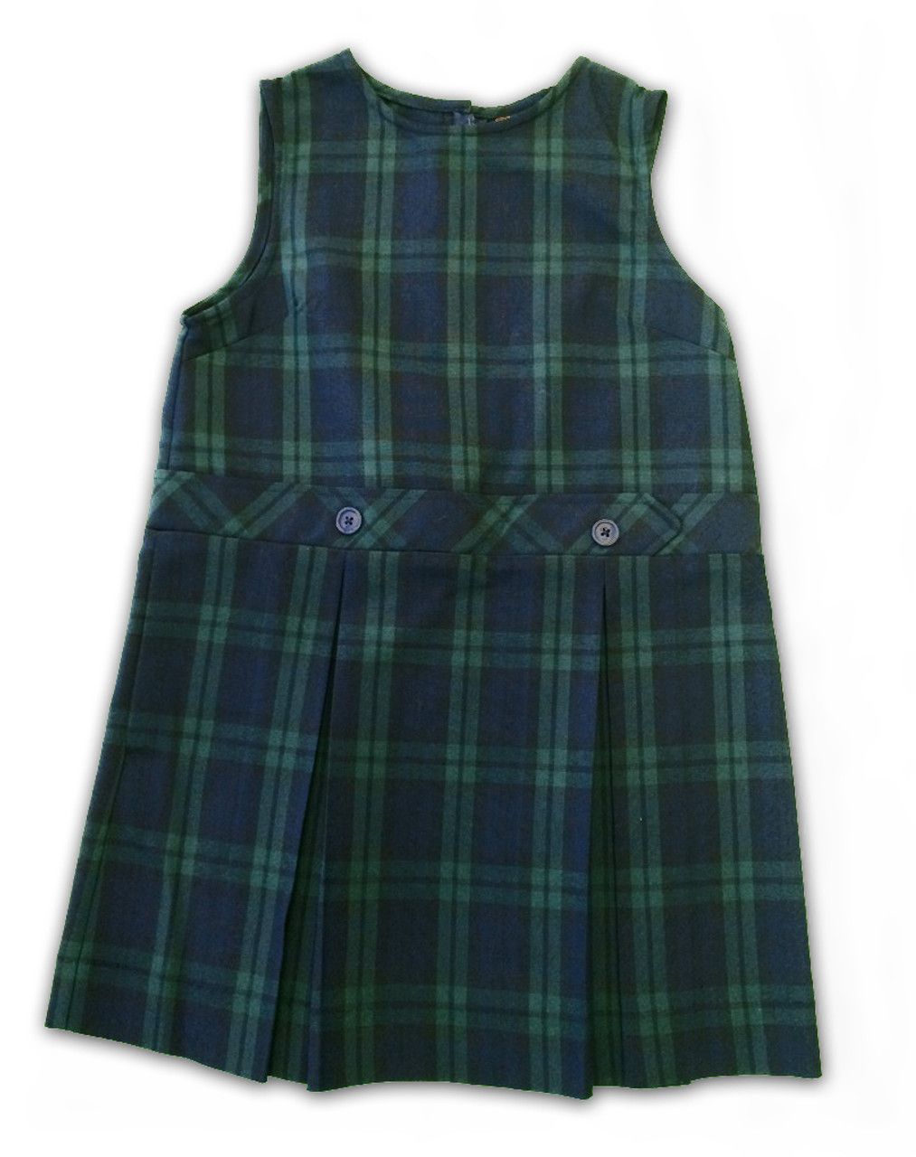 Plaid Drop Waist Jumper (79)