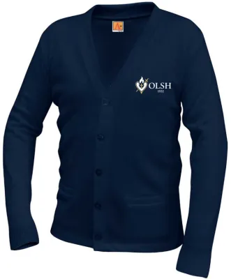 V-Neck Cardigan Sweater - OLSH