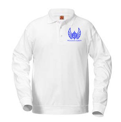 Long Sleeve Banded Bottom Polo - AG