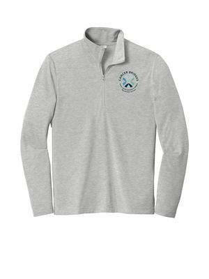 PosiCharge Tri-Blend Wicking 1/4-Zip Pullover - Cancer Bridges