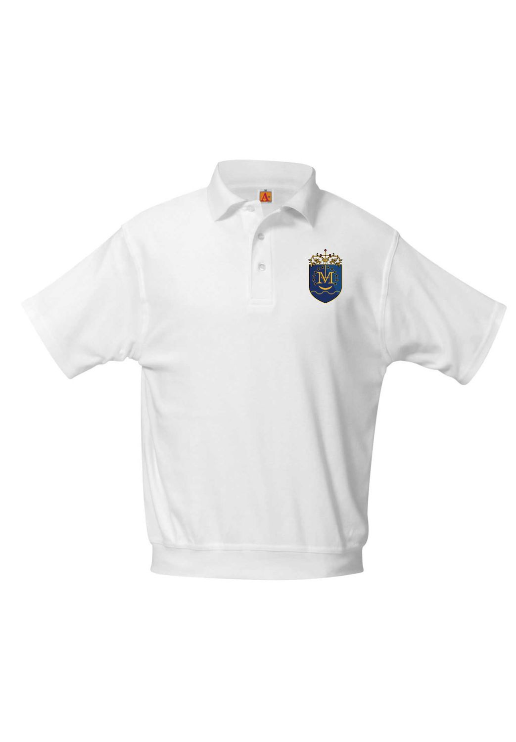 Short Sleeve Banded Bottom Polo - MOSS