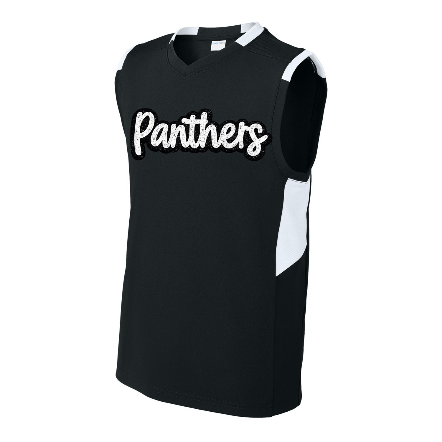 Sport-Tek Youth Club Sleeveless V-Neck - USC Cheer (PS)