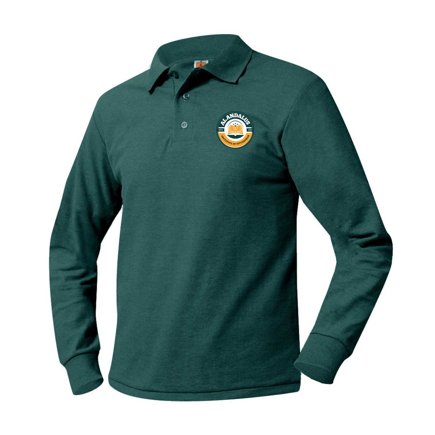 Long Sleeve Pique Polo - AAI