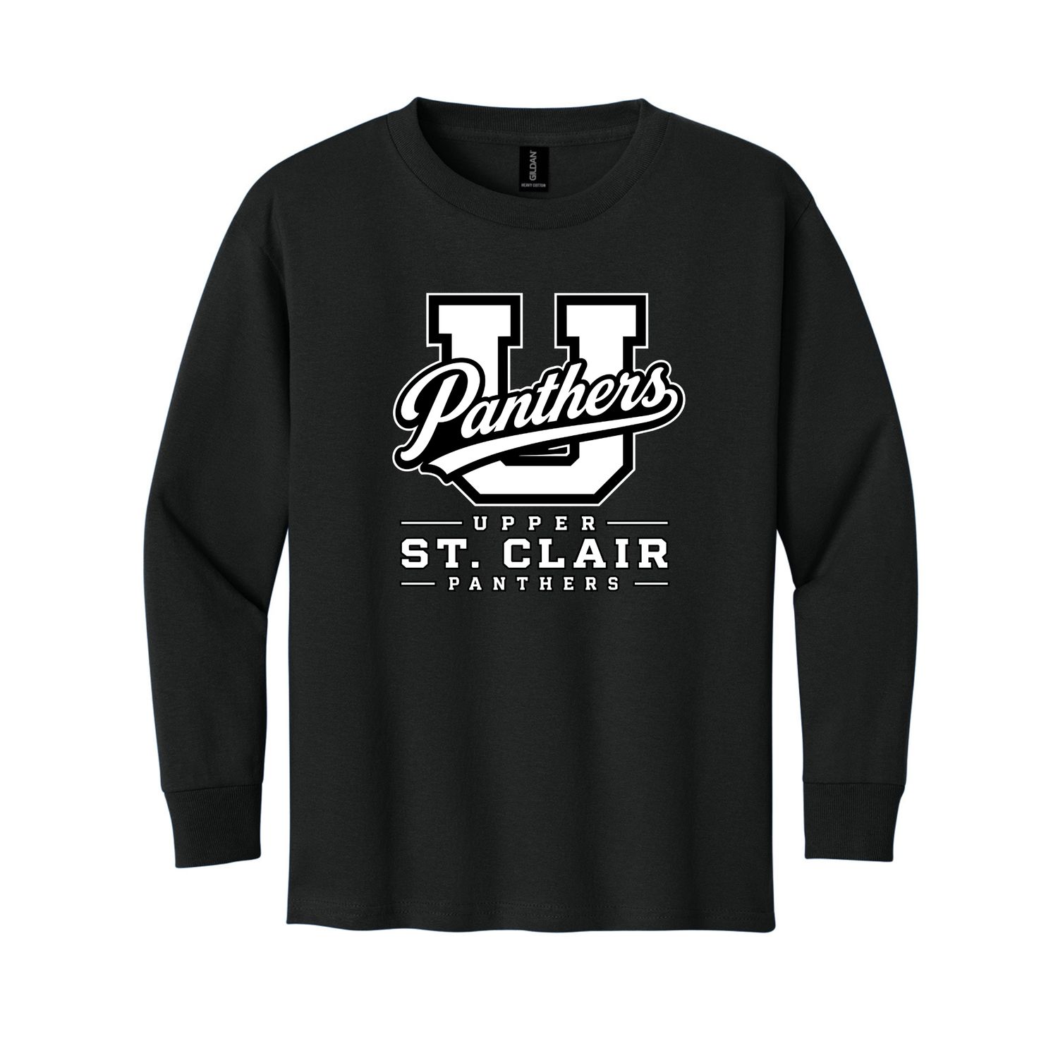 Gildan Youth Heavy Cotton 100% Cotton Long Sleeve T-Shirt - USC Cheer (USC)