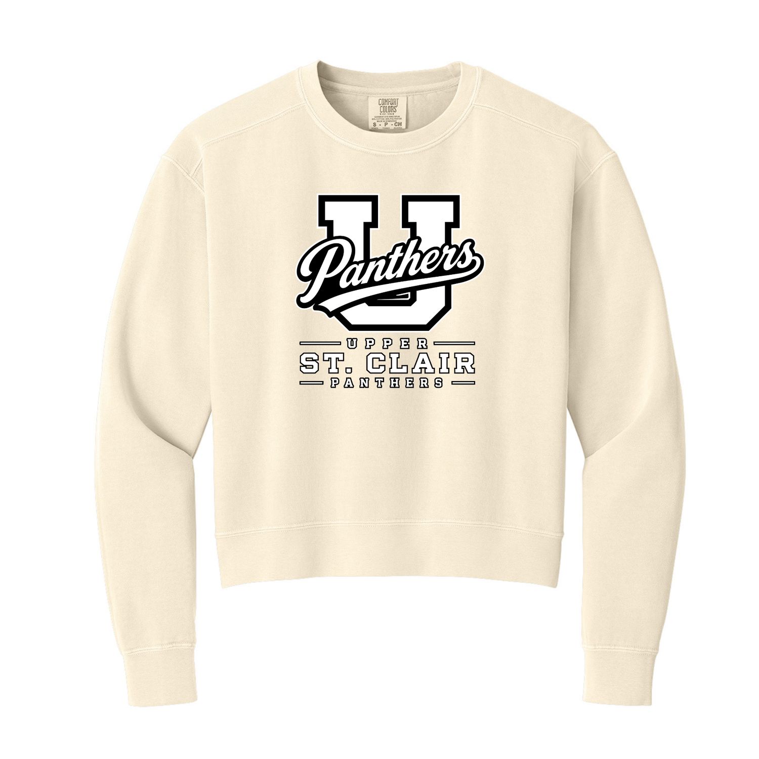 Comfort Colors Women’s Mid-Length Crewneck Sweatshirt - USC Cheer (USC)