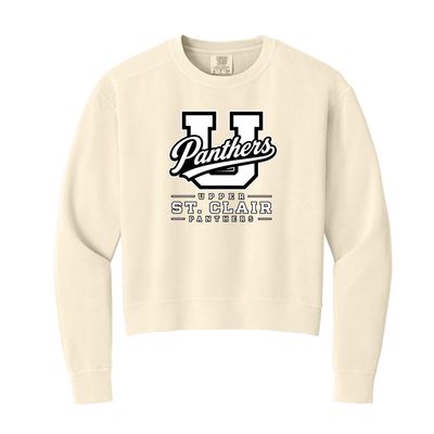 Comfort Colors Women’s Mid-Length Crewneck Sweatshirt - USC Cheer (USC)