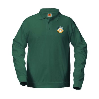 Long Sleeve Banded Bottom Polo - AAI