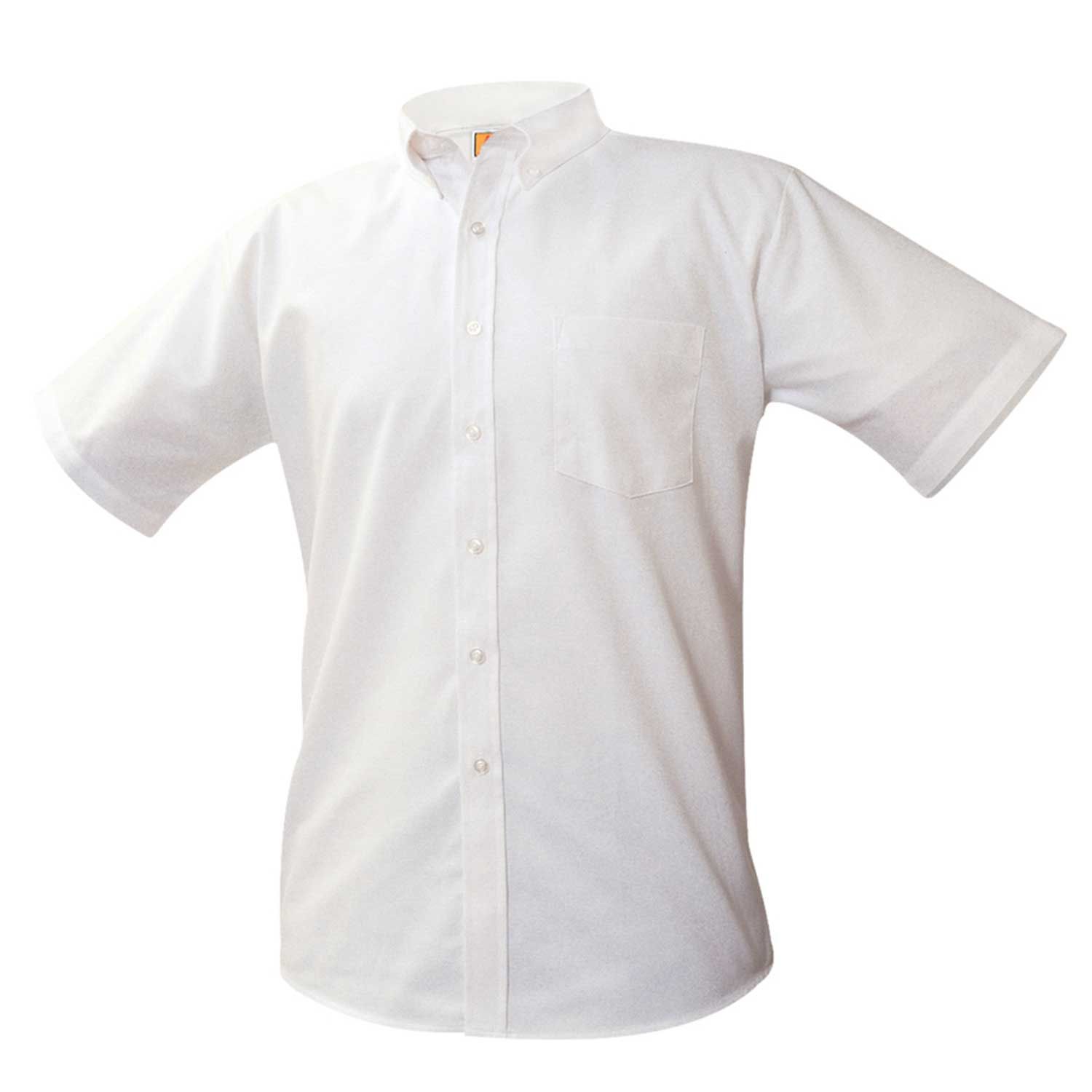 Boys Short Sleeve Oxfords - TJBA, Color: White