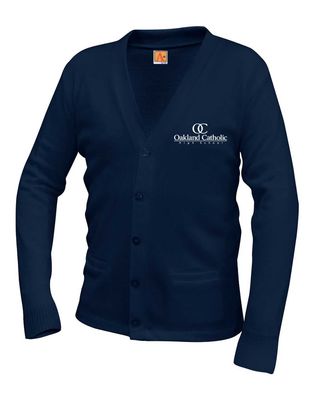 V-Neck Cardigan Sweater - OCHS