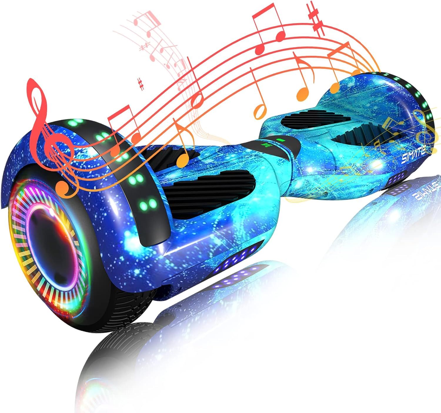 Hoverboard, Bluetooth Hover Boards with LED Lights and APP Control, Gifts for Kids Adults Girls Boys, for All Ages