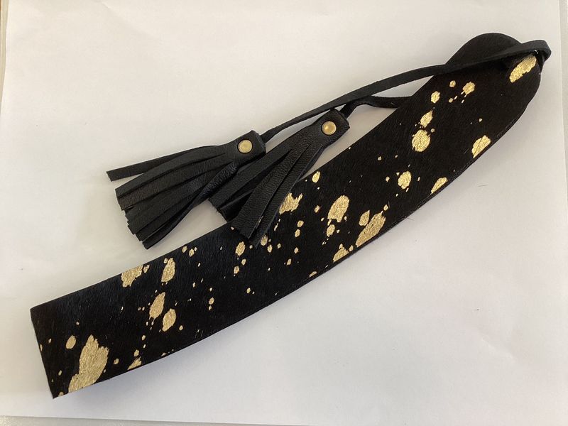 Cowhide Hatband